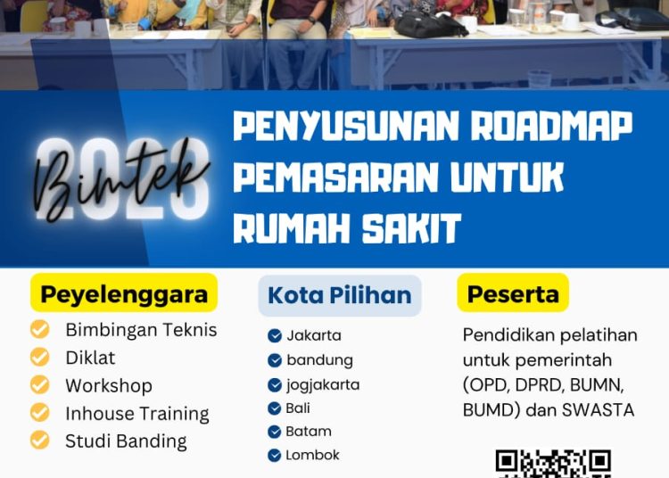 Bimtek Pelatihan Penyusunan Roadmap Pemasaran Rumah Sakit -BLUD 2023/2024