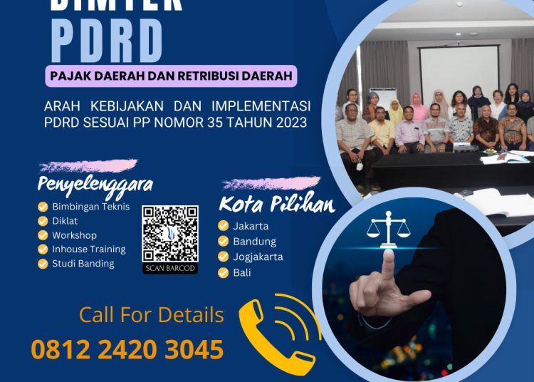 Bimtek Pelatihan Perpajakan Daerah Dan Retribusi Daerah 2023-PP Nomor 35 Tahun 2023
