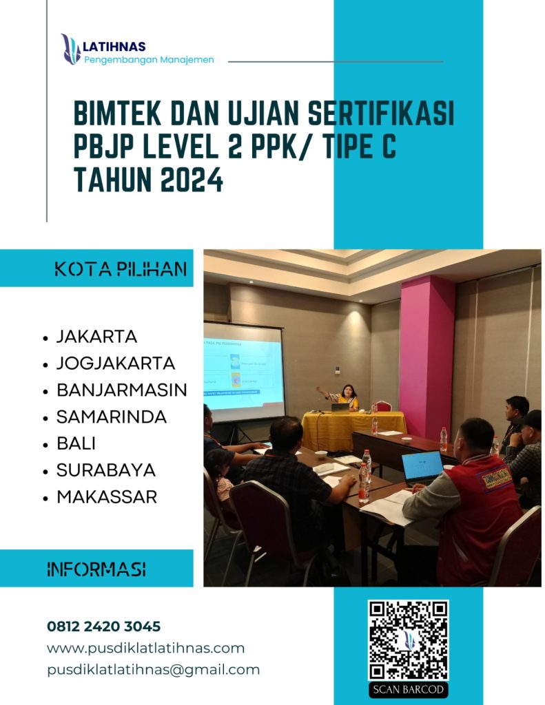 Bimbingan Teknis Pelatihan Sertifikasi Kompetensi PPK Tipe C Tahun 2024