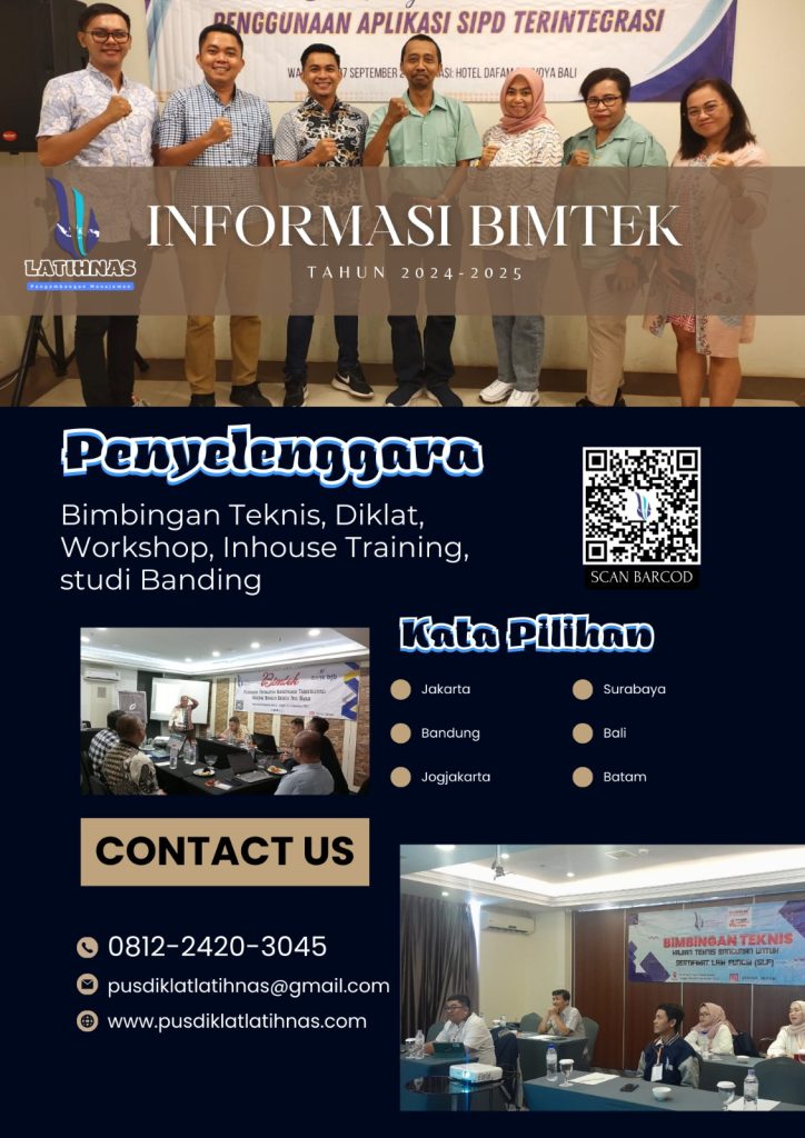 Bimtek Keuangan Daerah 2024 >> Jadwal Bimtek Keuangan Daerah 2024-2025