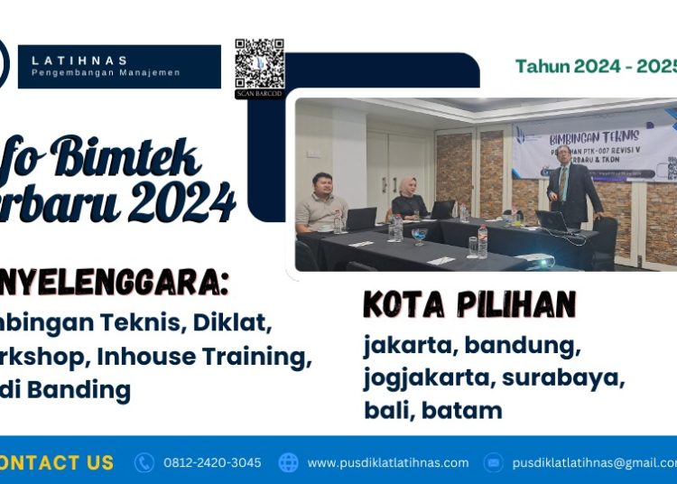Jadwal Bimtek Manajemen Pariwisata Dan Ekonomi Kreatif UMKM 2024-2025