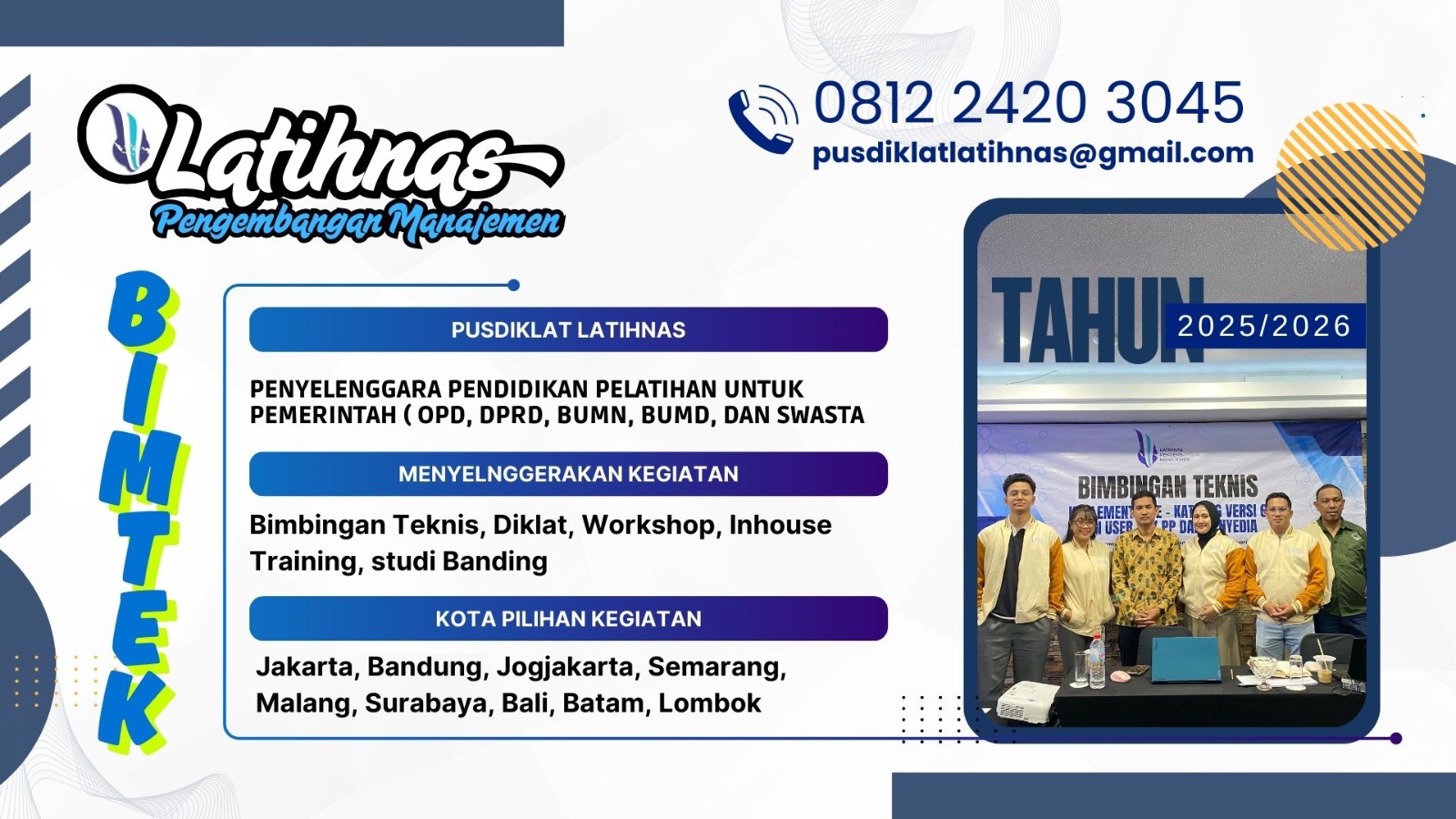 Bimtek Optimalisasi Pelaksanaan Dan Pengendalian Kontrak Pada Pengadaan Jasa Konstruksi 2025