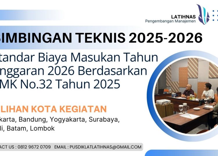 Bimtek PMK 32/2025: Standar Biaya Masukan (SBM) TA 2026